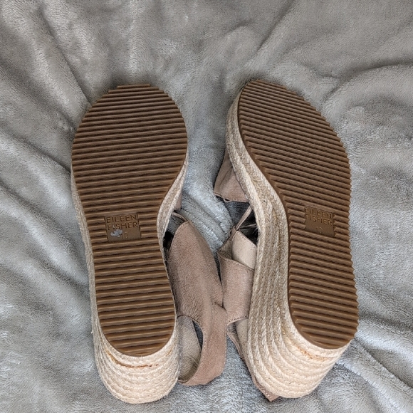 Eileen Fisher Brown Espadrilles with Comfort and Style Size 10 - Picture 8 of 13